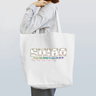 dreamy-houseの柴文字（白柴） Tote Bag