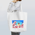 TAa工房の甘味三十六景神奈川沖浪裏もどき Tote Bag