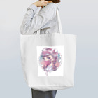 mossacoの花柄マスクちゃん Tote Bag