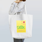 かめショップのひなたぼっこカメ(イエロー) Tote Bag