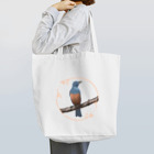 やちよ｜リアル鳥イラストのイソヒヨドリさん♂ Tote Bag