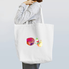 onmycolorの楽描き店のそばかすこちゃん on ball Tote Bag