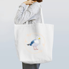 やちよ｜リアル鳥イラストのセグロカモメさん Tote Bag
