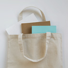 Shinsuke Sada Goods ShopのSHINSUKE SADA オフィシャルロゴグッズ Tote Bag when put in M size