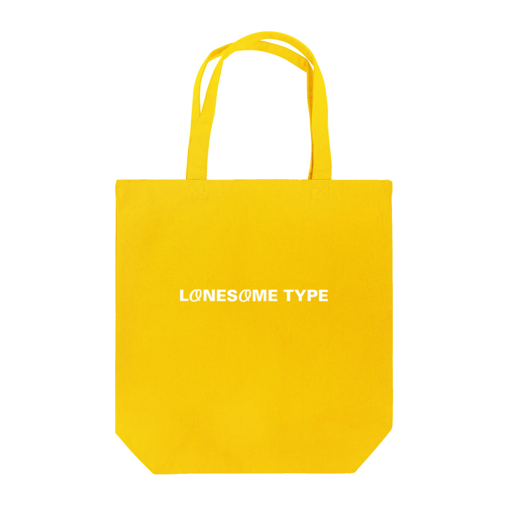 LONESOME TYPEのLONESOME TYPE （WHITE） Tote Bag