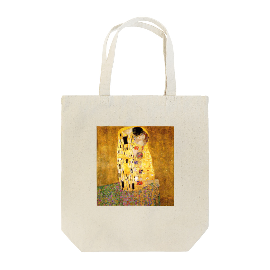 Art Baseのグスタフ・クリムト / 接吻 / 1908 /The Kiss / Gustav Klimt Tote Bag