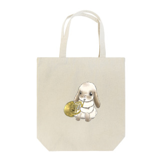 Rabbit and Horn Tote Bag