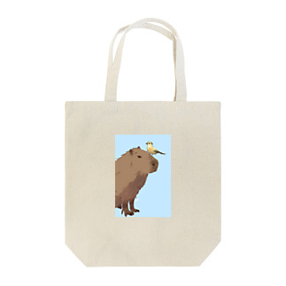カピバラ＆小鳥 Tote Bag