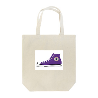 スニーカー　紫 Tote Bag