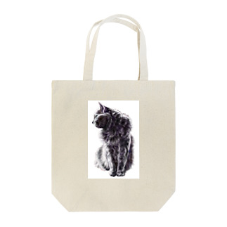 銀色の毛並みの猫 Tote Bag