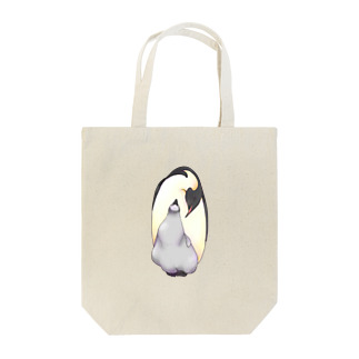 エンペラーペンギンの親子 Tote Bag