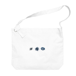 Anemone-Blue Big Shoulder Bag