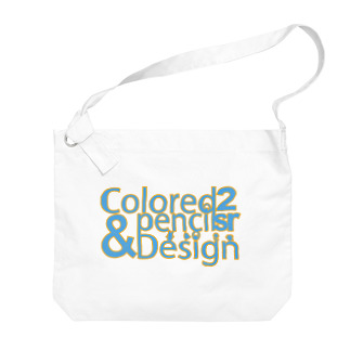 Colored pencil&Design2sr Big Shoulder Bag