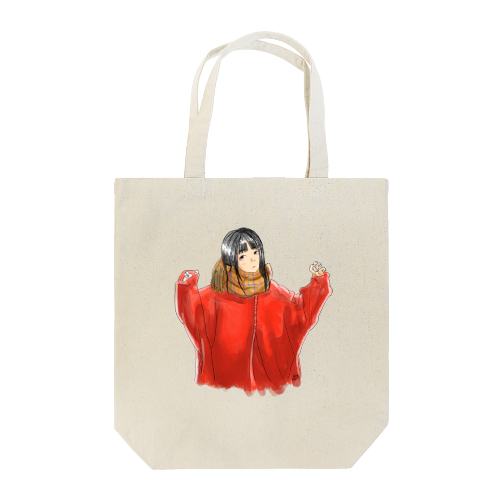 真っ赤な女の子 弗 Doru Art のトートバッグ通販 Suzuri スズリ